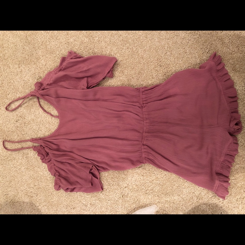 Open shoulder romper